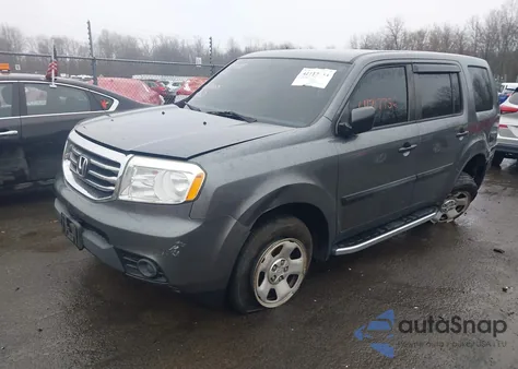 2013 Honda Pilot Lx из США, поврежденный, VIN 5FNYF4H29DB069663